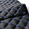 Protective seat cover for BMW I3 I4 IX Z3 Z4 artificial leather black blue