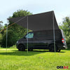 Sonnenvordach Seitenmarkise Set für Ford Tourneo Custom 2012-2024 Stahl Grau 2x