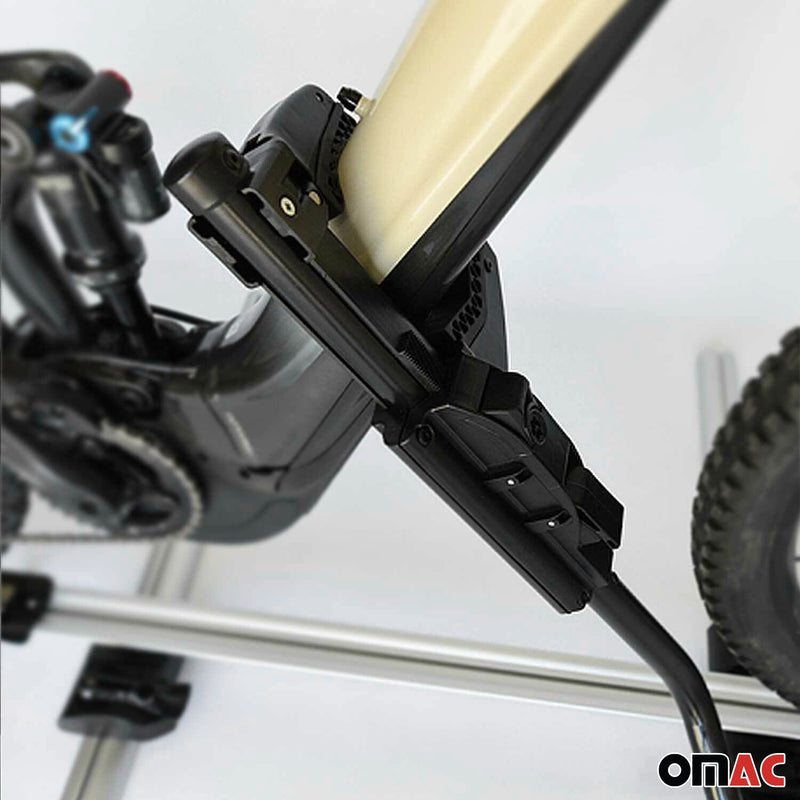 Dachträger + Fahrradträger Satz für Dacia Dokker 2012-2024 Aluminium Schwarz 3x