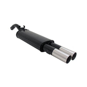 Novus Sportauspuff für VW Golf 2 19E 2x76mm RL-Design Endschalldämpfer mit ABE