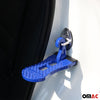 Door pedal foot pedal ladder footrest door hook climbing aid aluminum blue
