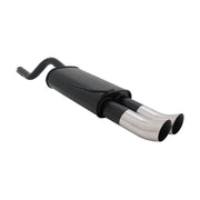 Novus Sportauspuff für Renault Clio 2 2x76mm DTM Endschalldämpfer mit ABE