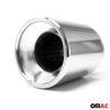 Exhaust trim tailpipe for Opel Agila 2000-2015 stainless steel chrome 60mm 1 piece