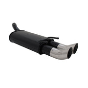 Novus Sportauspuff für Opel Corsa B 2x76mm DTM Endschalldämpfer mit ABE