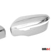 Mirror Caps Mirror Cover for Nissan Qashqai 2014-2020 Chrome ABS Silver