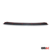 Loading sill protection for VW T6 Multivan 2015-2023 Matt Black ABS bumper protection