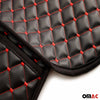 Protective seat cover for Citroen C1 C2 C3 C4 C5 artificial leather black red