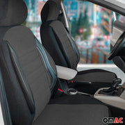 Schonbezüge Sitzbezüge für Citroen Jumper 2006-2024 Grau Schwarz 2 Sitz Vorne
