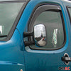 Spiegelkappen Spiegelabdeckung für Fiat Doblo 2000-2010 Chrom ABS Silber 2tlg