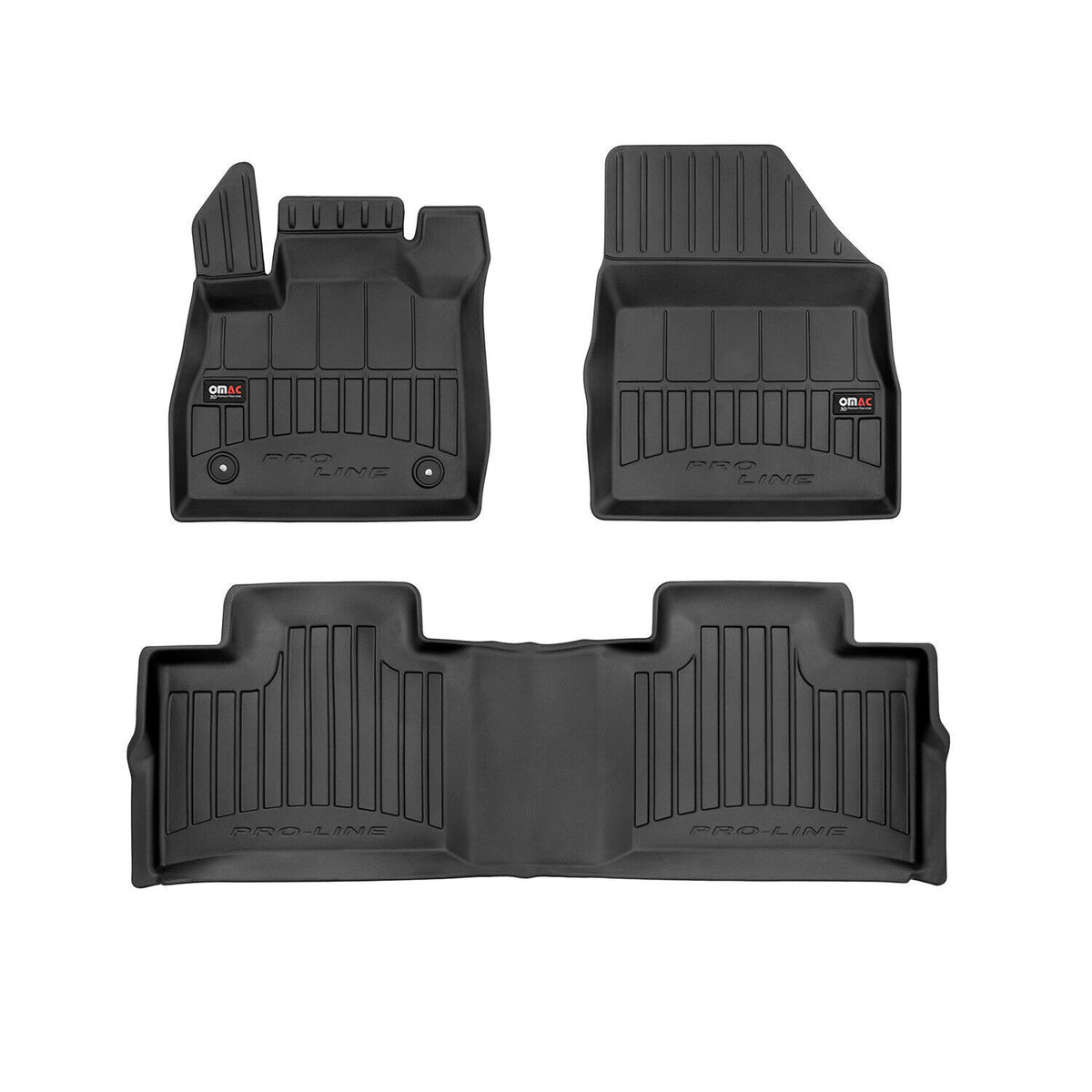 OMAC Gummi Fußmatten für Renault Espace 2015-2020 Premium TPE Automatten 3tlg