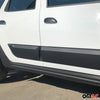 Doppelkabine Seitenleiste für Dacia Duster 2018-2023 Schwarz ABS Bodyguard 4tlg