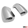 Mirror Caps Mirror Cover for Nissan Qashqai J10 2006-2014 Chrome ABS Silver