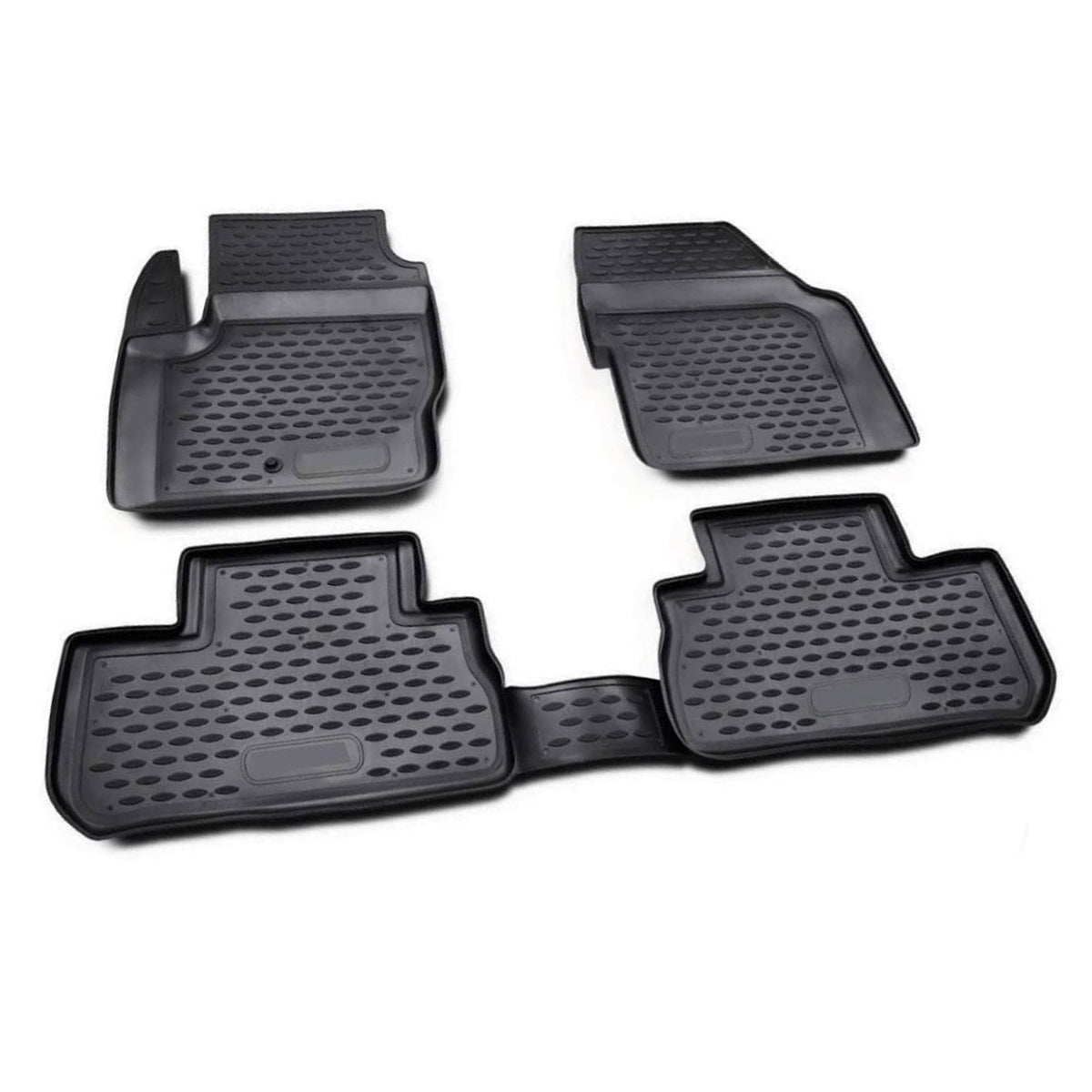 Fußmatten für Mazda II 2007-2015 3D Passform Antirutsch Gummimatten Schwarz