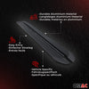Trittbretter Seitenschweller für Isuzu D-Max 2012-2019 Aluminium Schwarz 2tlg