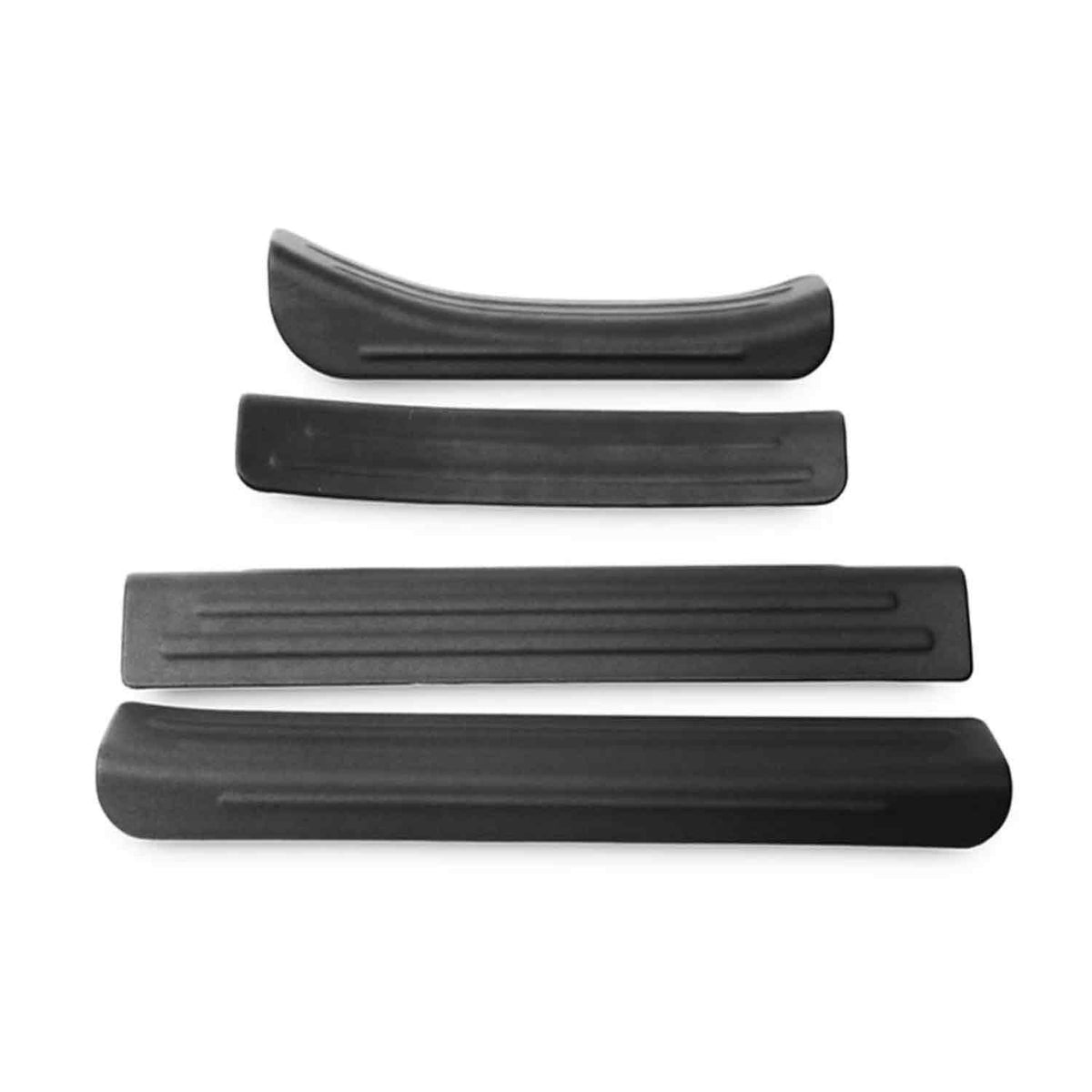 Door sill trims for Dacia Sandero 2021-2024 ABS black 4 pieces