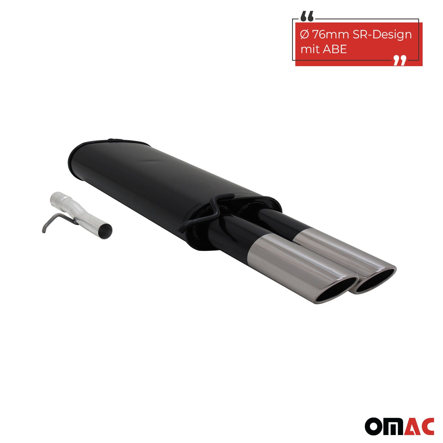 Novus Sportauspuff für VW Passat 3B / 3BG 2x76 SR-Design Endschalldämpfer  ABE