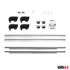 Roof rack luggage rack for Kia Soul II 2014-2019 cross bars TÜV ABE aluminum gray 2x