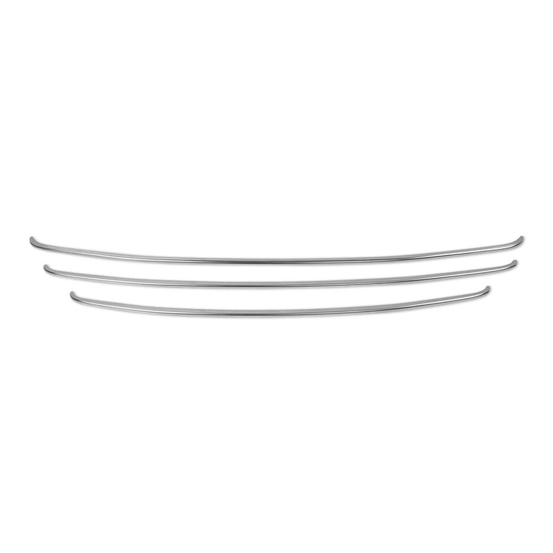 Kühlergrill Leisten Frontgrill für Hyundai ix35 2010-2015 Edelstahl Silber 3x