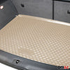 Kofferraummatte Kofferraumwanne für Honda Civic 2006-2012 Gummi TPE Beige