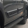 Türschutzleisten Seitenschutz für Toyota Hilux 2015-2024 ABS Schwarz 4tlg
