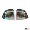 Spiegelkappen Spiegelabdeckung für Fiat Doblo Combo D 2012-2021 Chrom ABS Dunkel