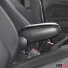 Central armrest armrest for Ford Fiesta 6 2008-2017 PU leather ABS black