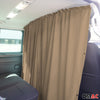 Fahrerhaus Führerhaus Gardinen Sonnenschutz für Toyota Proace City Beige 2tlg