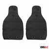 Antiperspirant Odorless Car Seat Covers Protection Pads Front Black Gray 2pcs