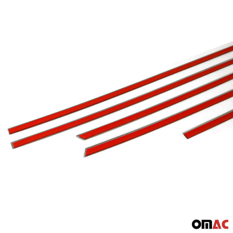 Seitentürleiste Türleisten Türschutzleiste für Volvo V90 2016-2025 Edelstahl 6x