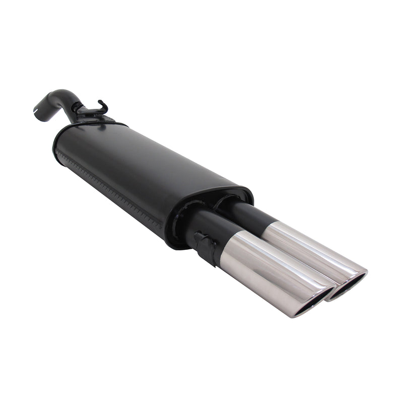 Novus Sportauspuff für VW Golf 2 19E 2x76mm SR-Design Endschalldämpfer mit ABE