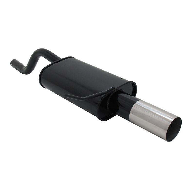 Novus Sportauspuff für Renault Clio 2 1x90mm RL-Design Endschalldämpfer mit ABE