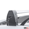 Menabo Dachträger Grundträger für Tesla Model 3 Querträger TÜV Aluminium Grau 2x