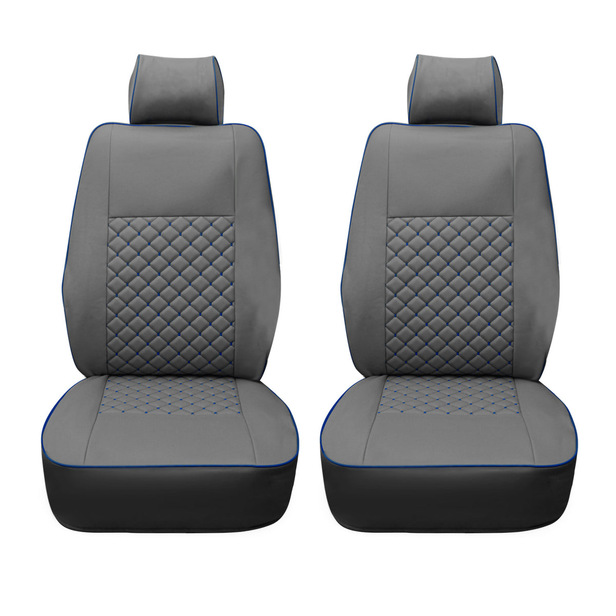 Für VW T5 T6 Transporter Schwarz Leder Kunstleder Sitzbezug Schonbezüge 1  tlg