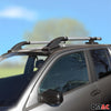 Dachreling Dachträger Gepäckträger Satz für Ford Ranger 2011-2024 Alu Grau 4x