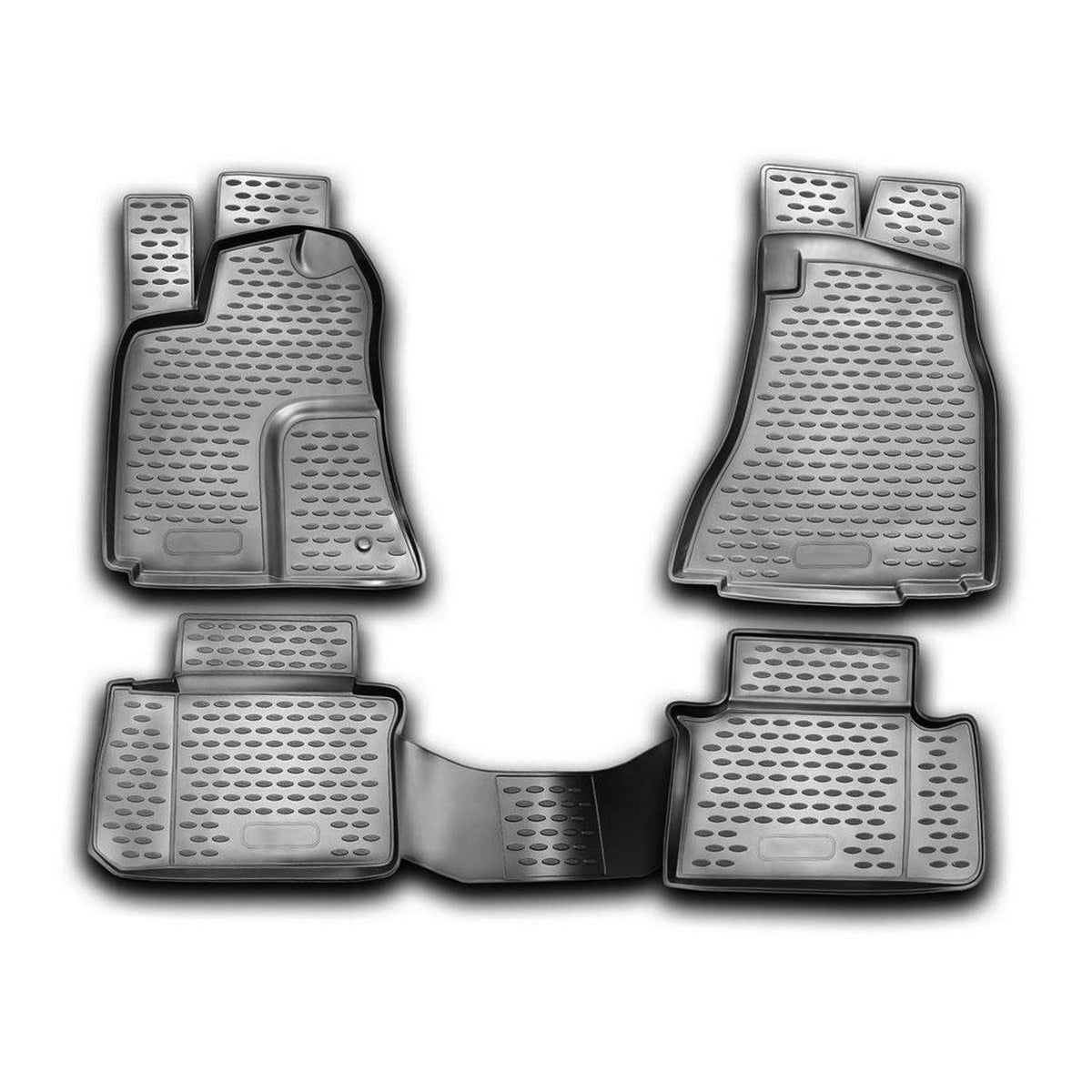 OMAC Gummimatten Fußmatten für Chrysler 300C 2004-2012 TPE Automatten Schwarz 4x