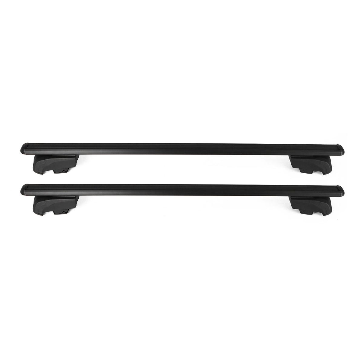 Roof rack luggage rack for Ford Mondeo 2014-2020 TÜV ABE aluminum black 2x