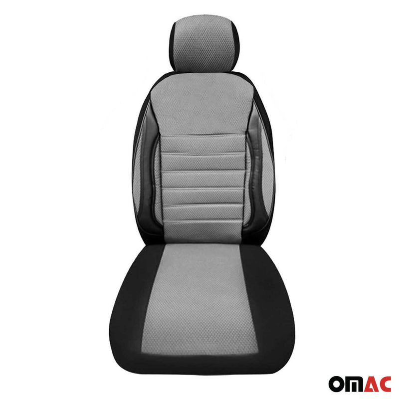 Schonbezüge Sitzbezüge für Hyundai H-1 Travel Starex Grau 2 Sitz Vorne Satz