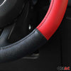Steering wheel cover, steering wheel cover, steering wheel protector, steering wheel cover, red, black, Ø38-40 cm