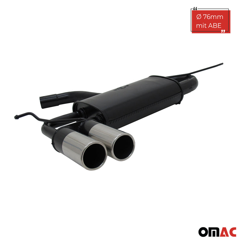 Novus Sportauspuff für Audi A3 8P Sportback / Seat Leon 1P 2x76mm mit ABE