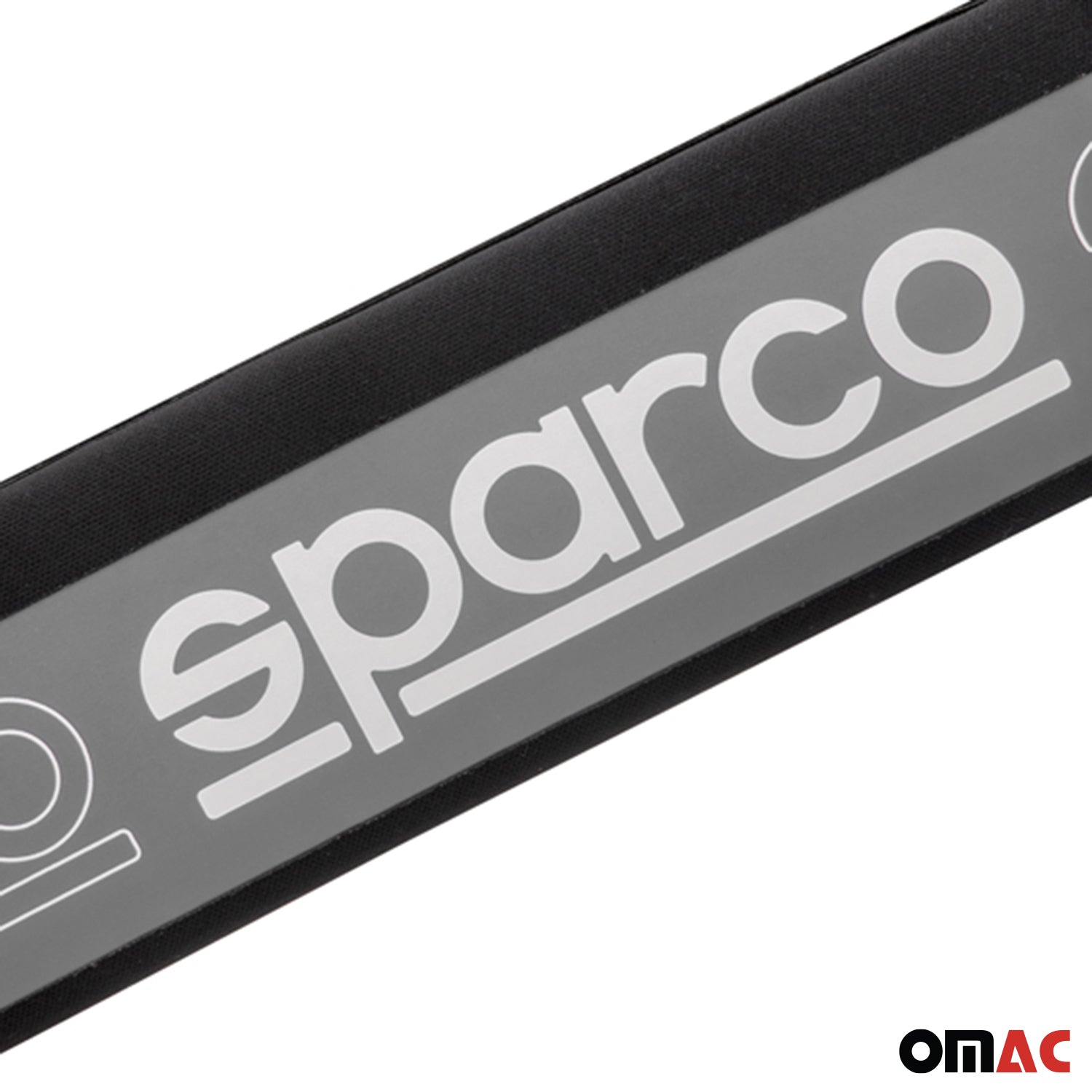 SPARCO Gurtschoner Gurtpolster Sicherheitsgurt Auto Gurtschutz Grau 2x