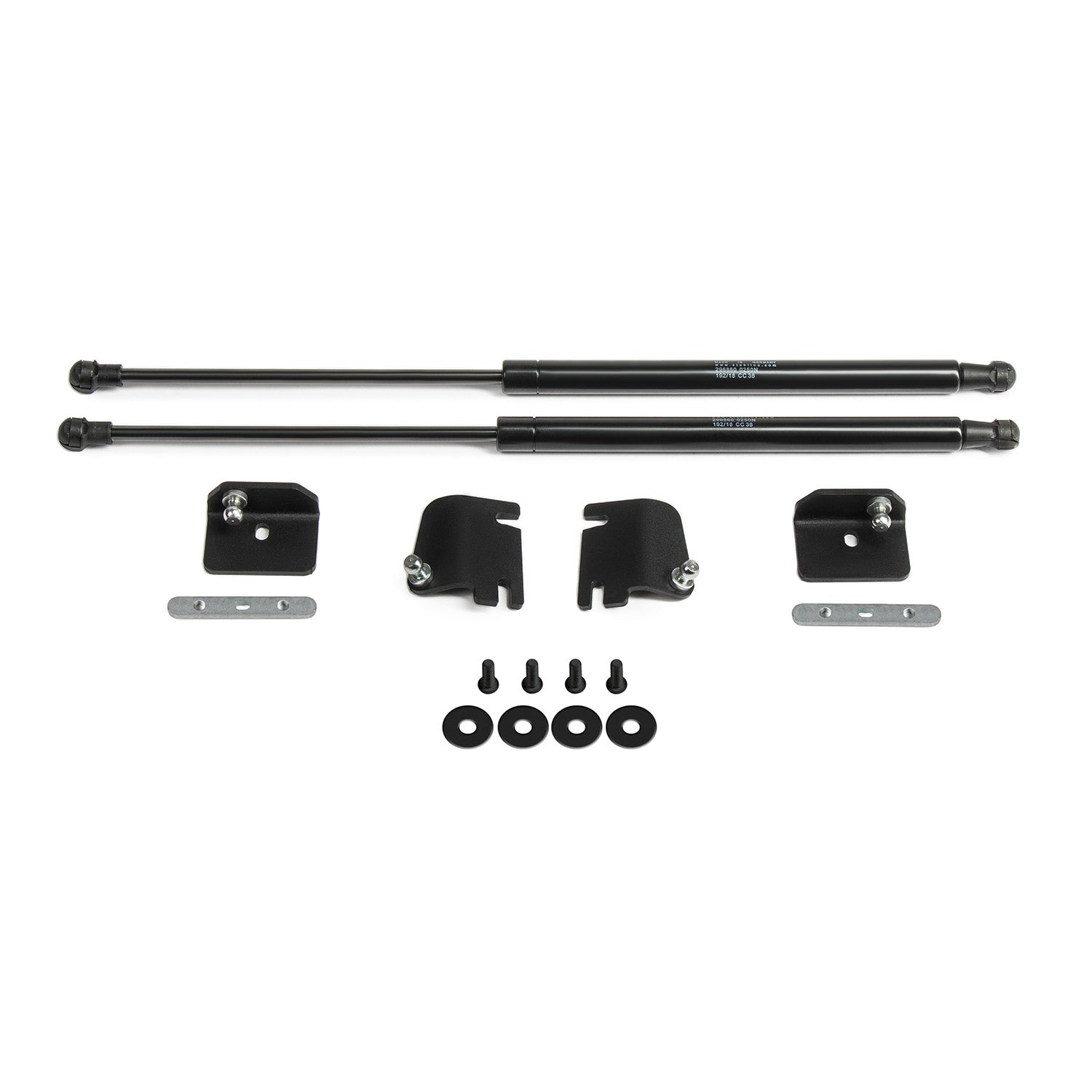 2x Motorhaubendämpfer Gasfeder Dämpfer für Jeep Wrangler JL 2017-2025 Stahl