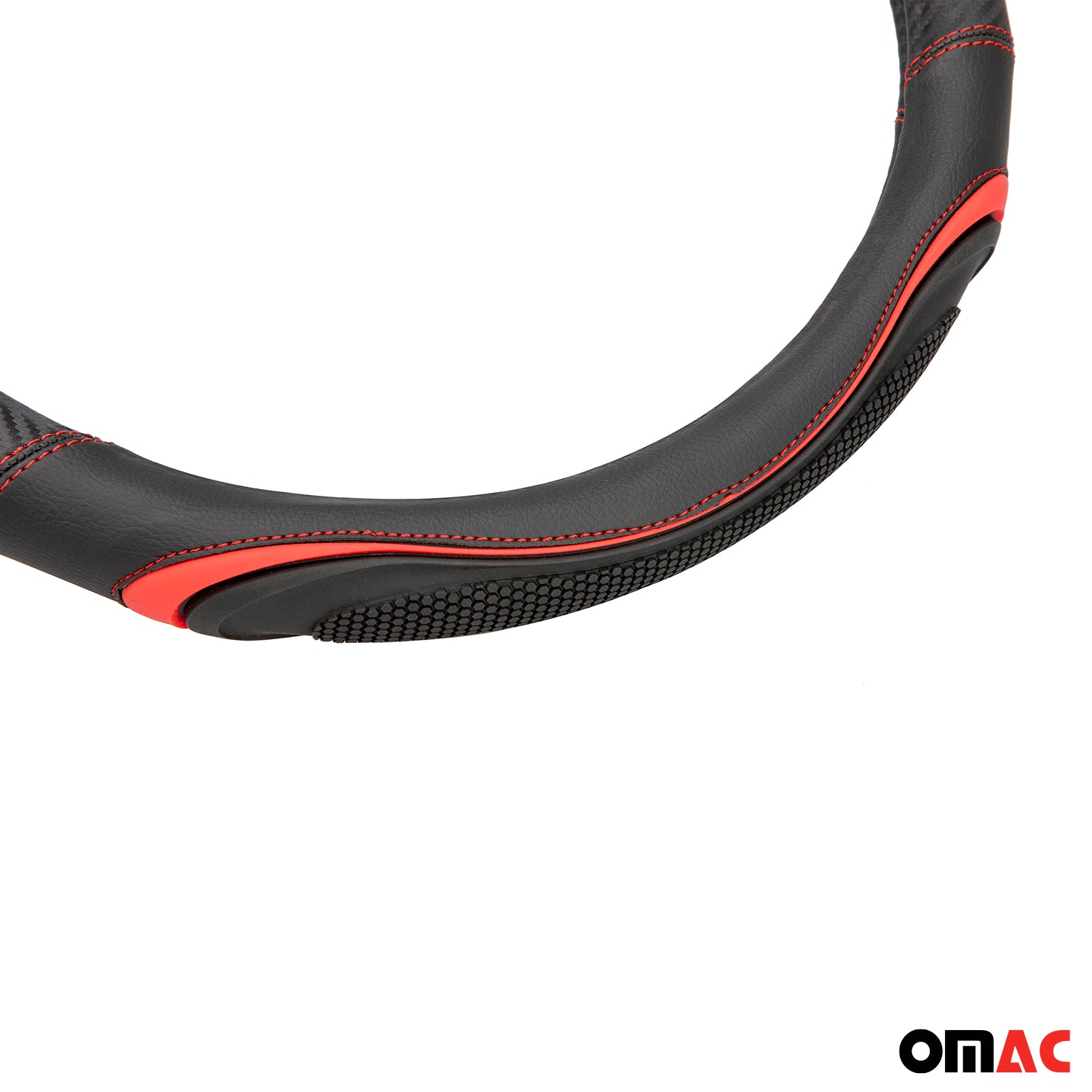 SPARCO Lenkradbezüge Lenkradschoner Lenkradschutz Rot Schwarz Gummi ø37-38 cm