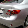 Rücklicht Leisten Heckleuchte für Toyota Corolla 2006-2013 Chrom ABS Silber 4tlg
