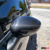Mirror caps mirror cover for Fiat 500 2007-2024 carbon fiber black 2 pieces