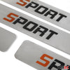 Einstiegsleisten Türschweller Sport für Ford Kuga 2020-2024 Edelstahl Silber 4x
