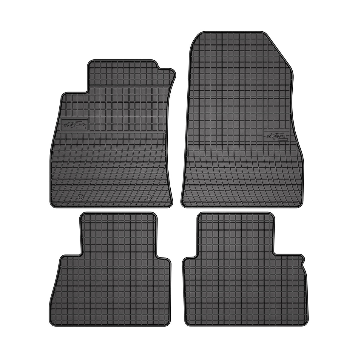 OMAC Gummi Fußmatten für Nissan Juke 2010-2019 Automatten Gummi Schwarz 4tlg