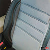 Schonbezüge Sitzbezüge für Renault Kangoo Espace Trafic Master Grau 2 Sitz Vorne