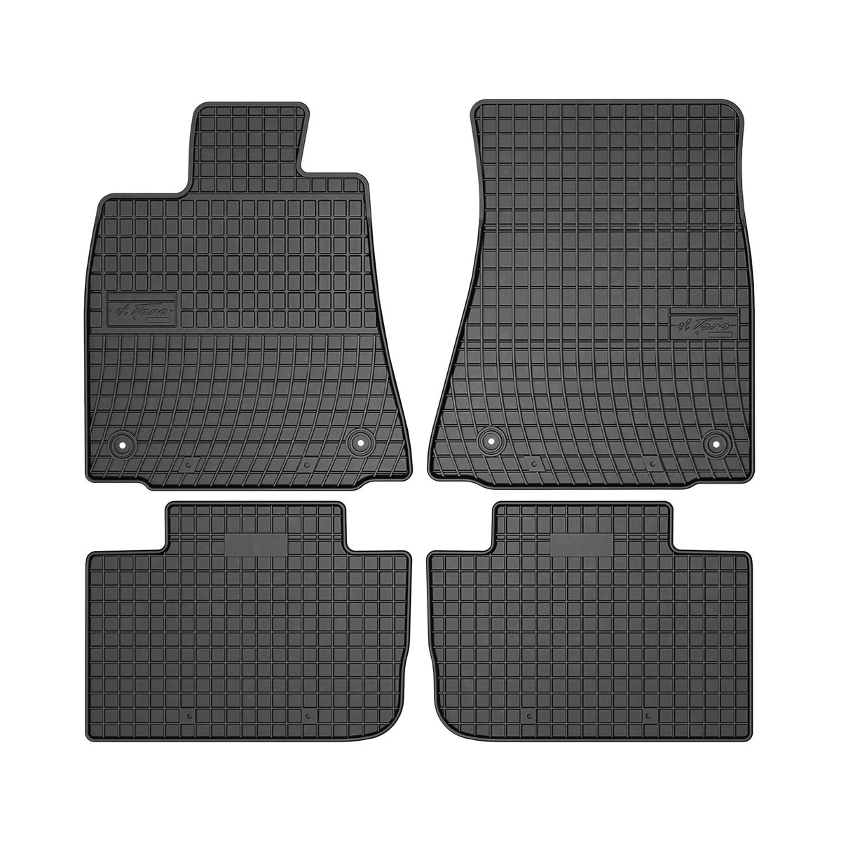 OMAC Gummi Fußmatten für Lexus IS 2013-2020 Automatten Gummi Schwarz 4tlg