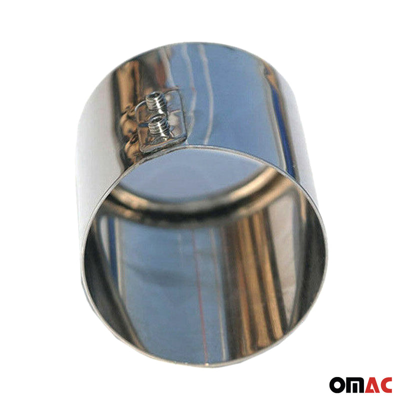 Auspuffblende Endrohr für VW Passat 2005-2025 Edelstahl Chrom 72mm 2tlg