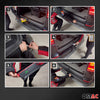 Ladekantenschutz Stoßstangenschutz für Honda Civic 2012-2016 Stufenheck ABS
